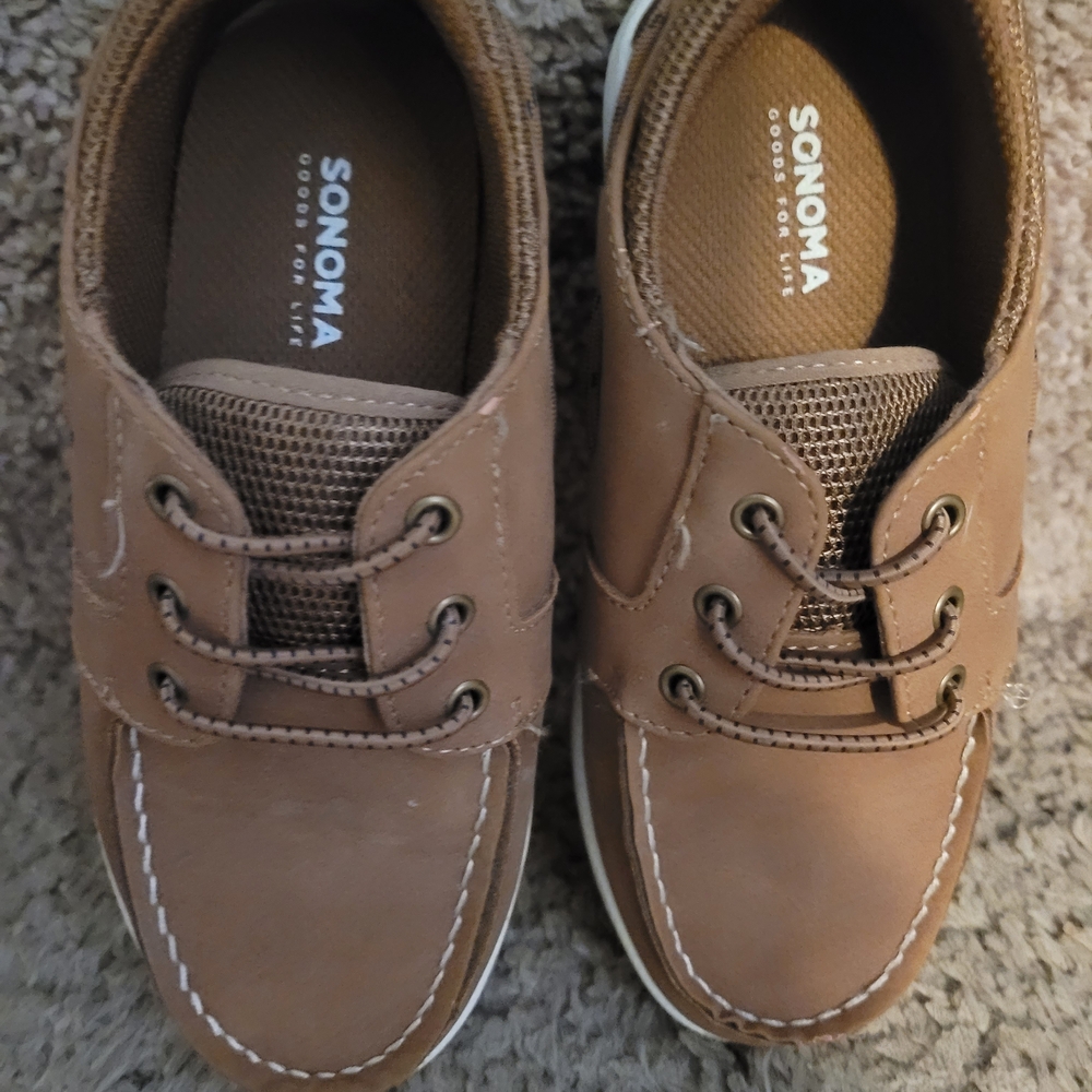 Sonoma Brown Kids Moccasins - Picture 5 of 8